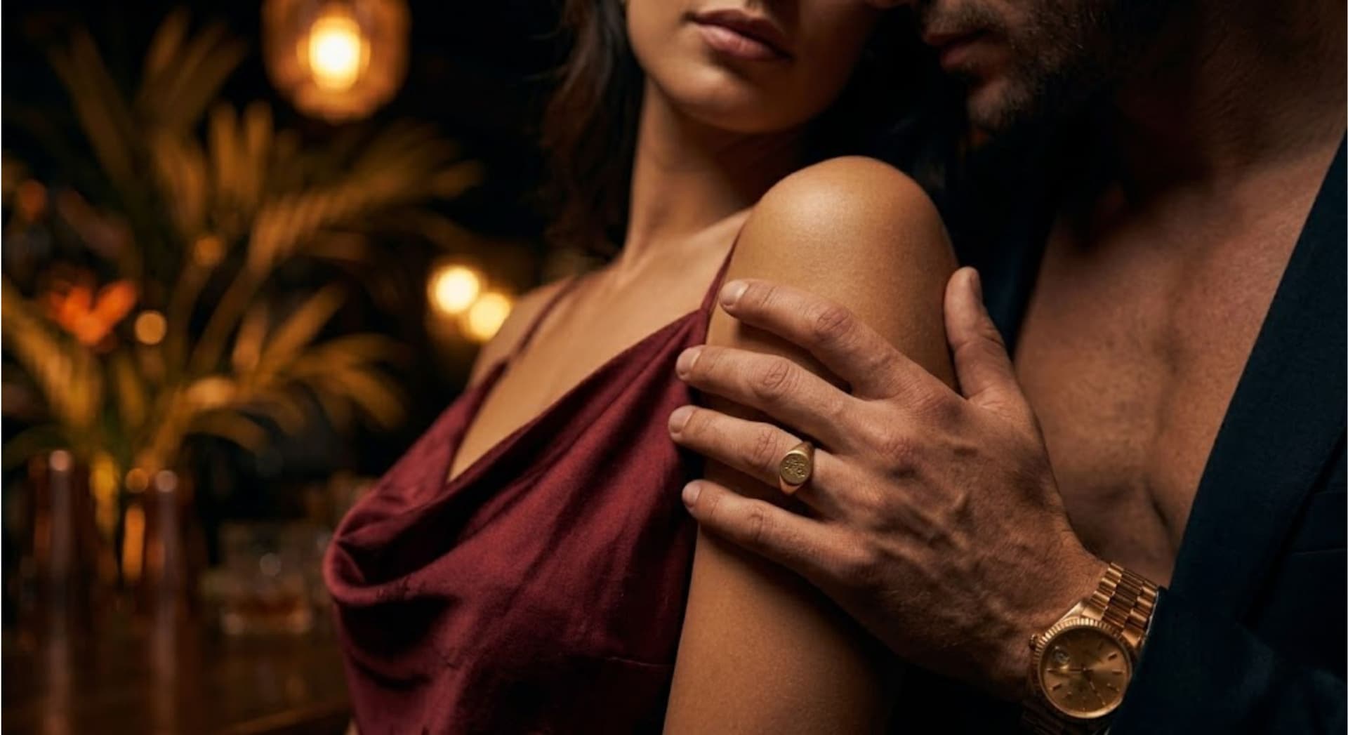 Intimate couple — international connection